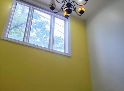 Before: 17 foot ceiling Before: 17 foot ceiling