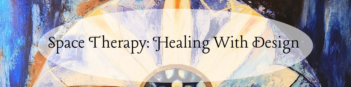 Blue Mandala Banner (1) Space Therapy: Healing By Design