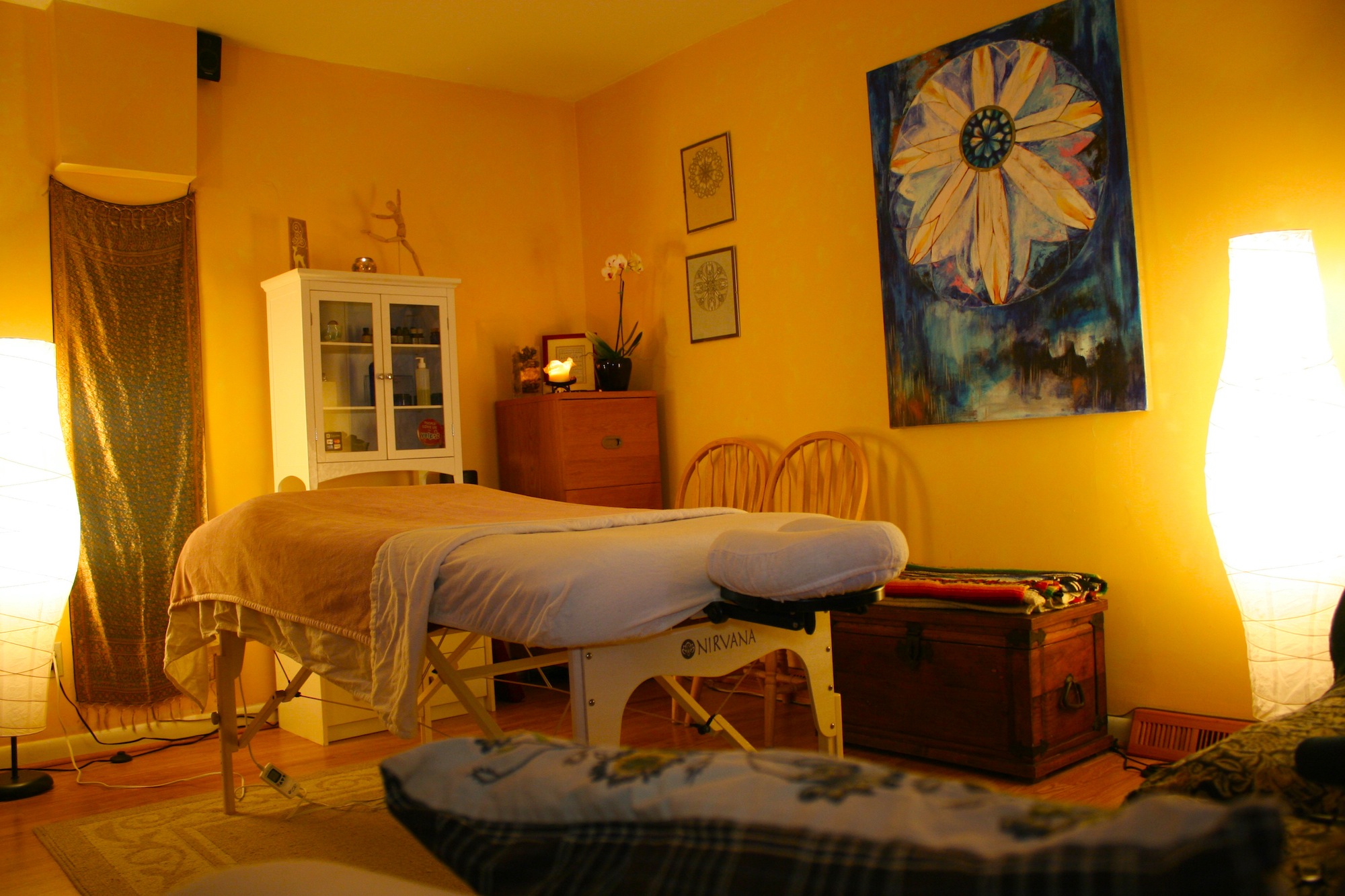 Blue Mandala Massage Room
